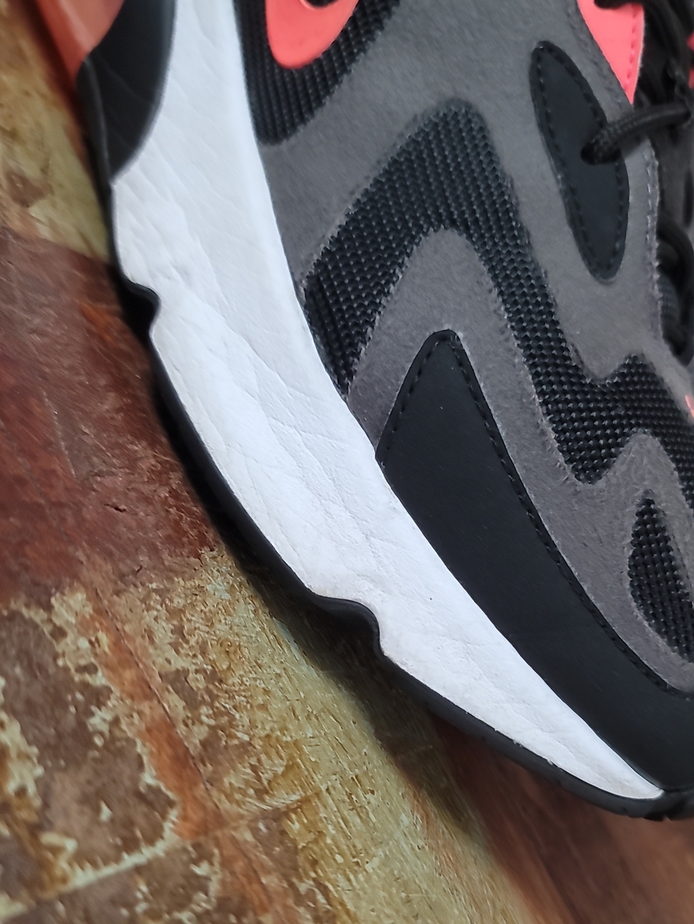 Nike Air Max 200 "Thunder Grey/Hot Punch" Wmns 9.5 Fast Shipping - Picture 8 of 13